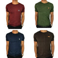 Kit 4 Camisetas Masculinas Dry Fit Malha Fria Moda Fitness Manga curta para academia