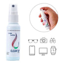 Spray Limpa Lentes e Telas Clean Up 25ml + Flanelas