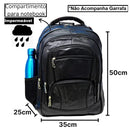 Mochila Masculina Unissex Grande de Couro