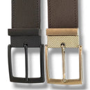 Kit 2 Cintos Masculinos Couro Sintético - 125 CM / TAMANHO AJUSTÁVEL.