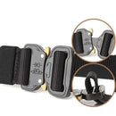 Kit 3 Cintos Preto Marrom Verde Moda Cinto Largo Masculino Nylon Fivela Liga de Zinco e Engate Rápido