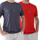 Kit 2 Camiseta Masculina Dryfit Camisa Manga Curta Gola Redonda Blusa Masculino Premium