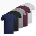 Kit 5 Camiseta Manga Curta em 100% Algodão ZAROC